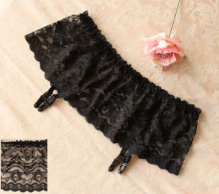 new sexy black mini skirt garter belt for stockings
