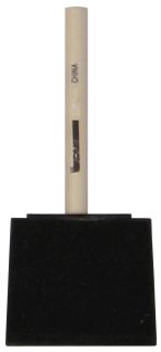Gam Paint Brushes BF05017 4 in Wood Handle Foam Brush