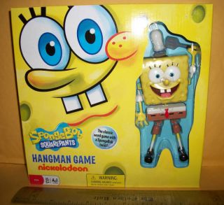 New Spongebob Hangman Nick Board Game NIP Sponge Bob Squarepants Hang