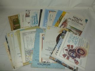 Huge Lot of 49 National Geographics Maps Lot 1