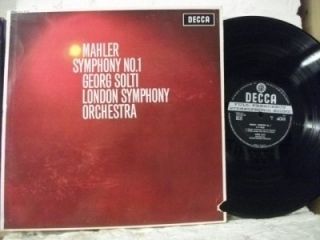 SXL 6113 ED1 Mahler Symph No 1 Solti LSO Decca Stereo Wideband Grooved