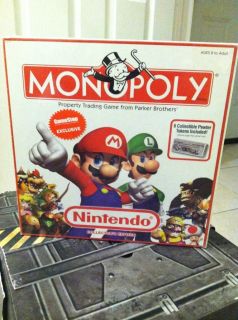  Super Mario Brothers Exclusive Collectors Monopoly Set Gamestop Exclu