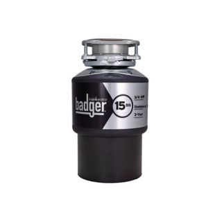 InSinkErator Badger 15SS Garbage Disposal 3 4 HP New