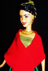 Frida Kahlo ~ Wedding Dress ~ Mexican Artist ~ Hispanic OOAK Barbie
