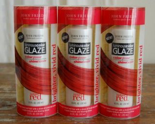 John Frieda Radiant Red Luminous Color Glaze, Color Glosser, Shine