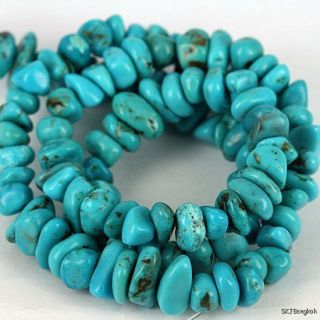 Natural Turquoise Gemstone Nugget Beads Arizona Mined