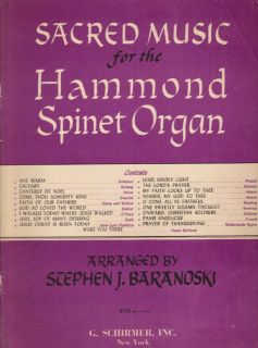 Lot 24 ORGAN MUSIC BOOKS & SHEET MUSIC Hammond Pipe Spinet Ethel Smith