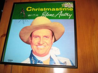  Gene Autry Christmas Album in Frame