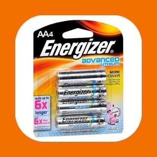 AA Energizer Advanced Lithium Batteries EA91BP 4 Exp 2022 1 5v New