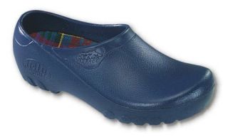 Womens Chef Garden All Weather Comfort Nursing Clogs Shoes Navy Blue
