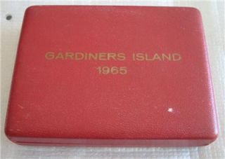 Gardiners Island 3 Coins 1965 Proof Set Pattern Trial