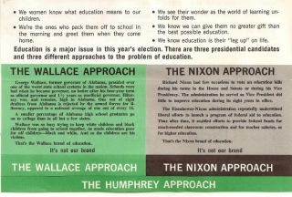 Humphrey Muskie 1968 Campaign Lot 6 Political Brochures
