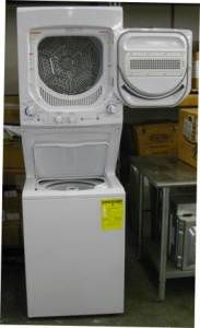 NEW GE ELECTRIC SPACEMAKER WASHER AND DRYER LAUNDRY CENTER 24