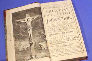  Christ Thomas Kempis George Stanhope RARE Antique Book 1704