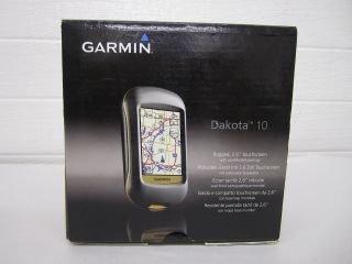 NEW Garmin Dakota 10 Handheld Touchscreen GPS Receiver Waterproof 010