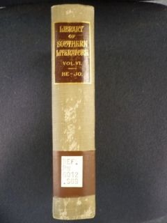 Library of Southern Literature Ed by Anderson Harris