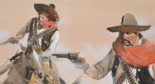  Oil Painting A Quick Draw by Renowned Western Artist Gerald McCann