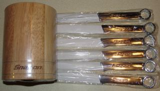 Snap On Wrench Style Steak Knife Set  6 Piece Brand New Never Used
