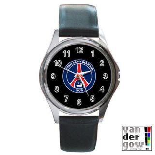Paris Saint Germain Wrist Watch Leather Watch Band