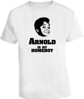 Gary Coleman Arnold Is My Homeboy Strokes White T Shirt