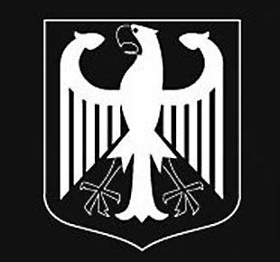 German Crest T Shirt Deutschland Germany Eagle Black XL
