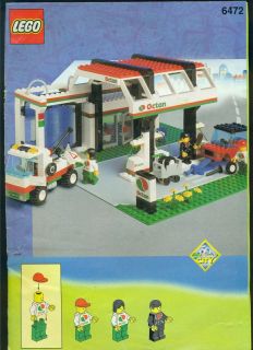  Lego Set 6472 Octan Gas N Wash Express Directions City 1992