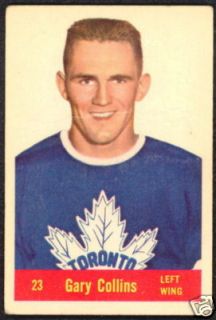1957 58 Parkhurst Hockey 23 Gary Collins Maple Leafs