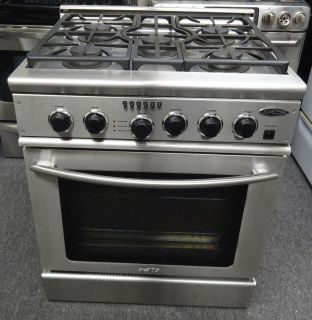 DCS RGSC305SS 30 Slide in Gas Range with 5 SEALED Burners and Euro