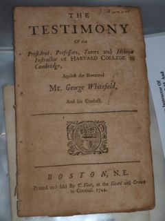 George Whitefield Great Awakening Collection 1740 1745