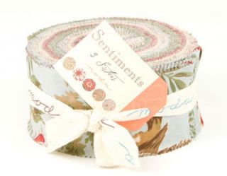  Moda Jelly Roll Sentiments by 3 Sisters