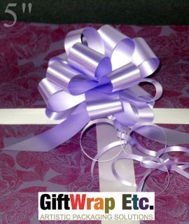 10 Lavender Lilac Pull Bows Ribbon Gift Basket Party Balloons Ribbon
