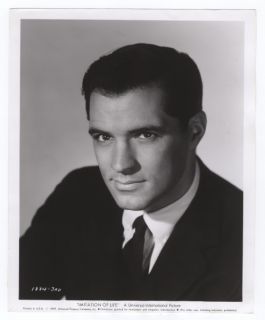 JOHN GAVIN 1959 Vintage Hollywood Portrait HANDSOME HEARTTHROB