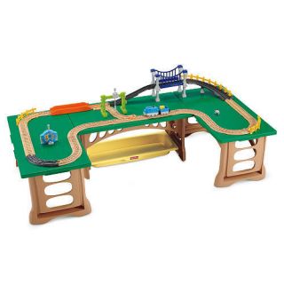 Fisher Price GeoTrax Train Table and RC Set New