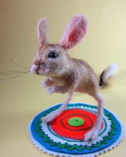  Cute Long Eared Jerboa Mouse Gerald by Artist Robin J Andreae
