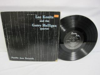 Lee Konitz Gerry Mulligan Quartet Pacific PJLP 10 10 inch 33 RPM Vinyl
