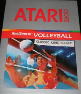 New SEALED Real Sports Volleyball for Atari 2600 NTSC 077000026660