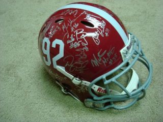 1992 Alabama National Champion Team Signed Real Game Used Full Size