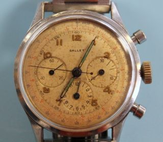  Vintage Gallet Multi Chronograph Watch