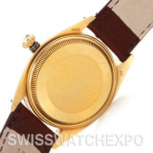 Rolex Date 1503 Mens 14k Yellow Gold Vintage Watch
