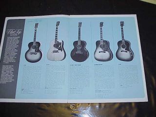 Vintage Gibson Folk Acoustic Guitar Banjo Catalog