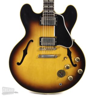 Gibson ES 345 Sunburst 1961 ES345 Semi Hollowbody Electric Vintage