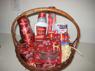 Holiday Health and Beauty Home Gift Baskets Colgate Glade