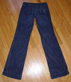 GENETIC DENIM *DOMINANT GENE* Jeans In Silicone Dark Wash Trouser 27 x