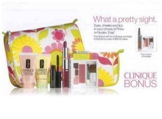 65 Value 2012 Spring New Clinique Gift Set Pink GWP