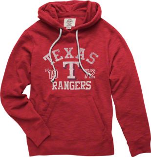  Rangers Rescue Red 47 Brand Slugger Pullover Hooded Sweatshirt