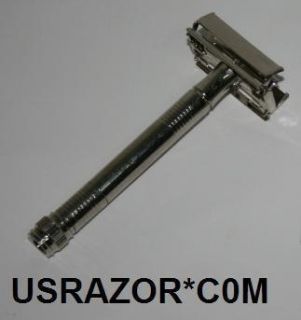 Classic Safety Metal Razor Fit Gillette Double Edge Blades Vintage