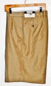 Sansabelt Mens Khaki Microfiber Walk Shorts Size 48
