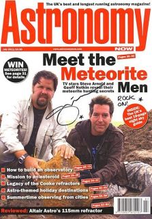 Geoff of Meteorite Men Signed Astronomy Now