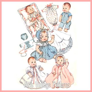 Baby Doll Clothes Vtg Pattern 8 Ginny Ginnette Wendy Ginger Alexander
