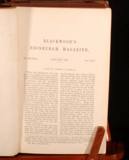 details three volumes of blackwood s edinburgh magazine dating from